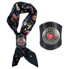 Western Bandana Scarf Ring