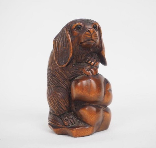 Antique japanese boxwood - japanese,