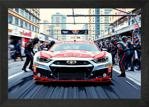 Nascar stock car - stock, pit