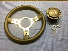 MGB  LEATHER  STEERING  WHEEL