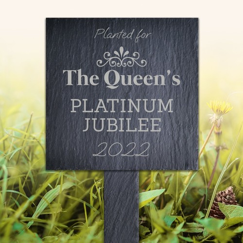 Tree marker slate plant - slate,