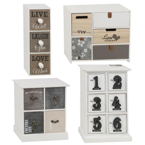 Mini vintage wooden drawers - vintage,