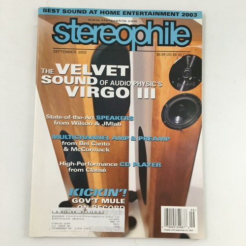 Stereophile magazine september - stereophile,
