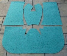  FORD ZEPHYR & FORD ZODIAC MK3 NEW 4 PART PRE-CUT UNDERFELT SET