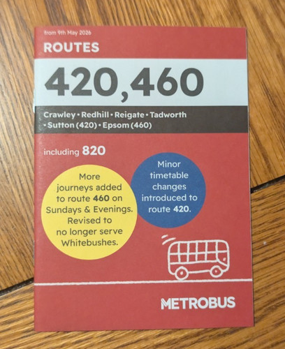 Metrobus crawley route 420 - metrobus,