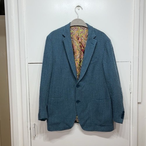 Etro milano blazer jacket - milano, blue
