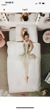 Snurk Ballerina Duvet Cover Set Grey With Pillow Cover