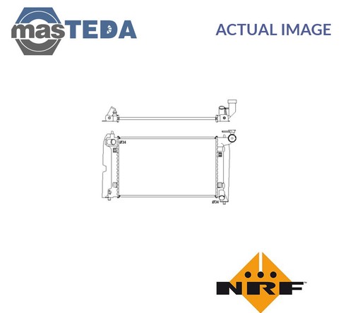 53397 engine cooling radiator - cooling,