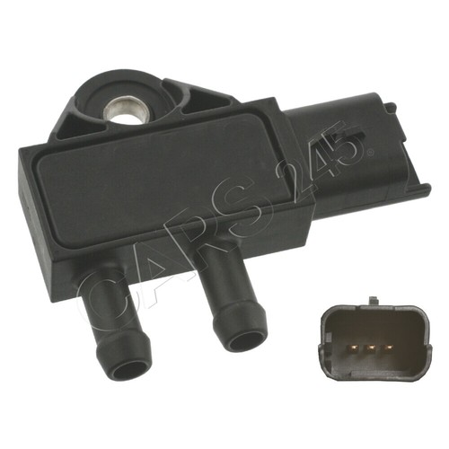 Febi plastic black exhaust - black,