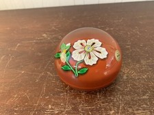 Crystal Flower Paperweight