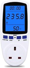  Power Meter Plug Energy Monitor Watt Meter Backlight LCD Display Electricity Us