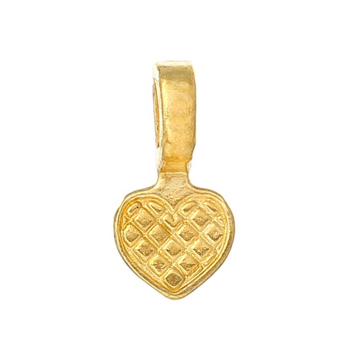 Heart shaped gold plated - 20,