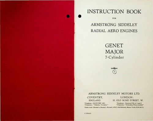 Armstrong siddeley genet major - armstrong,