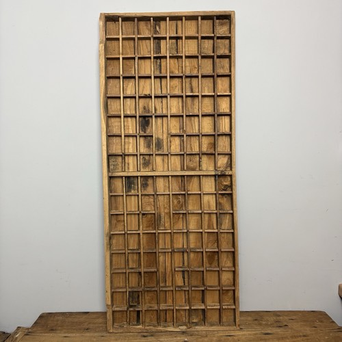 Vintage wooden printers tray - vintage,