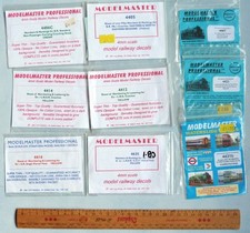 TrH BR Lettering & Numbering for Pre-Grouping Pass. Train Vehicles+Window Decals