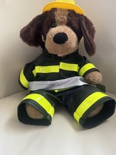 Build bear firefighter dog - bear,