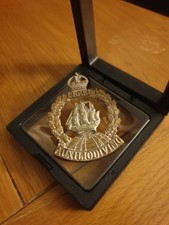 cap badges navy WW1, Drake