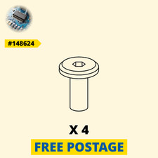 4 x 148624 IKEA Silver Cot Hex