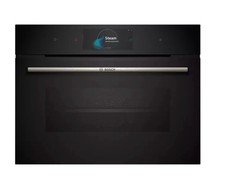 BOSCH Series 8 CSG7584B1 Built-in Compact Steam Oven - Black