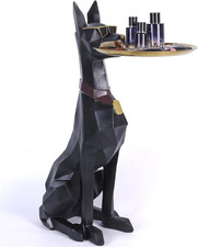 Geometric Dog Butler Accent