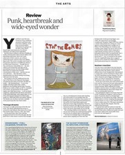 Yoshitomo Nara Exhibition Pop Art Hayward Gallery Review News Clipping June 2025