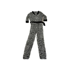 Ruth Langsford Black & White Leopard Jumpsuit. Size 12 QVC  New Without Tags.