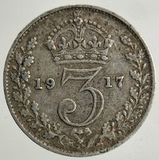1917 George V Threepence