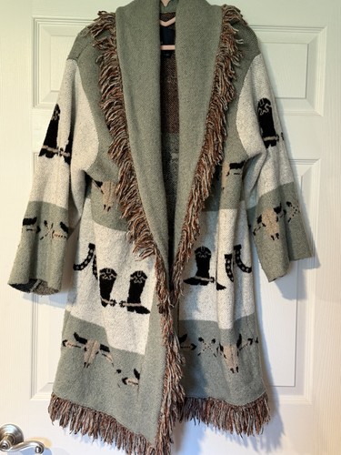 Zara cowboy western core coat - core,