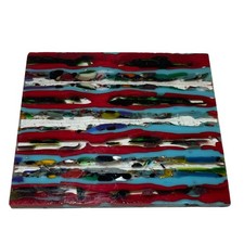 Art Glass Abstract Horizontal