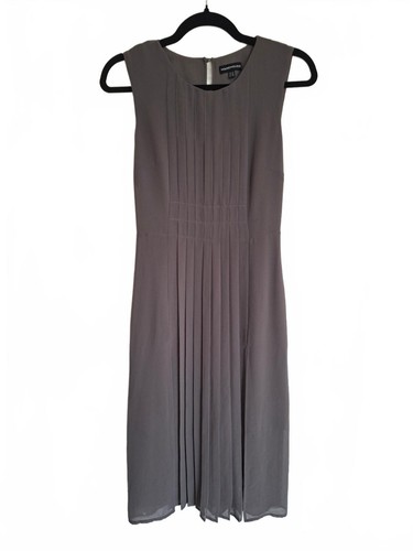 Warehouse pleated midi dress - pleated,