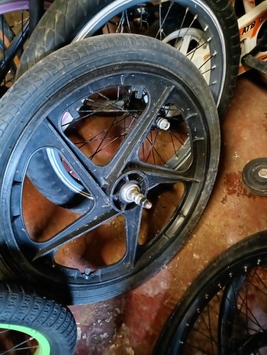Bmx mag wheels and - bmx, black