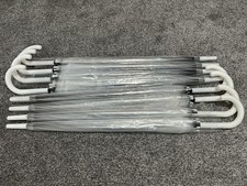 Set of 8 Clear Transparent PVC