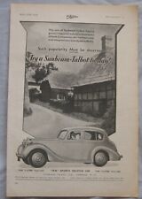 1939 Sunbeam-Talbot Original advert No.2