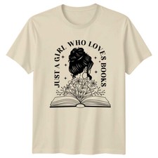 Girl Who Loves Books T-Shirt