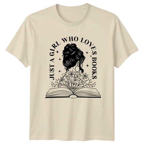 Girl who loves books - who, t-shirt