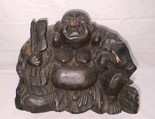 Antique carved wood japanese - antique,