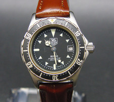 Ladies TAG HEUER 2000 Series Professional 200m 973.008 Watch Leather Strap