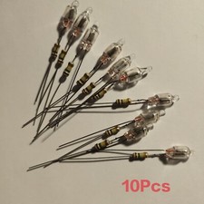 10pcs 220V-240V Neon Bulb Indicator Lamp bead UK stock with resistor