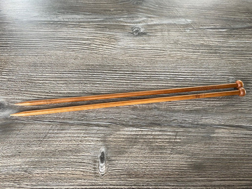 Pair bamboo knitting - pair, of