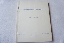 1968 Birmingham City Transport Bus Fleet History PSV Circle List Book PD9 Part 2