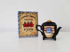 Paul Cardew Miniature Novelty Teapot Washing Mangle Boxed 6cm
