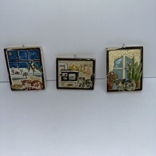 Rare Set Of 3 Kitten Cat Delft