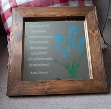 vintage engraved etched wall