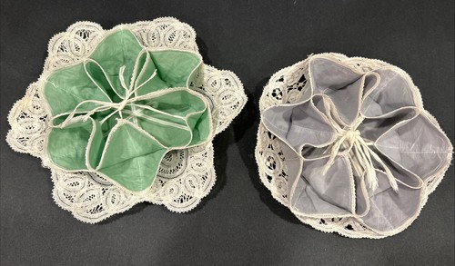Vintage lace bread warmer - 2,