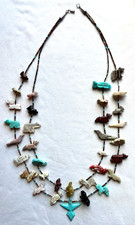 Vintage Zuni Fetish Necklace