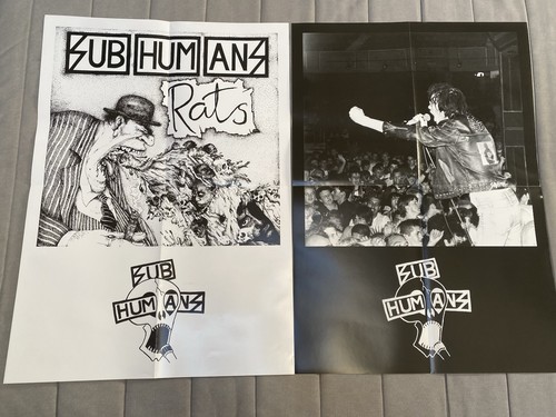 Subhumans posters rats - x, +