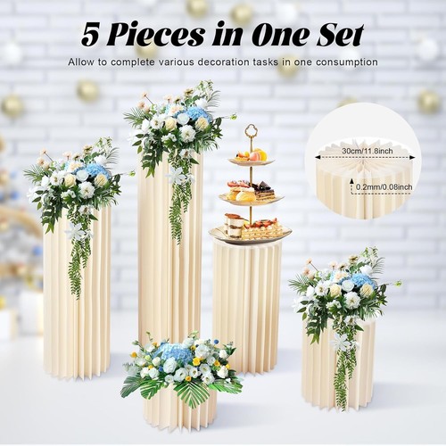 Cylinder pedestal stands 5pcs - stands,