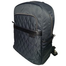 Silver Cross Quilted Black