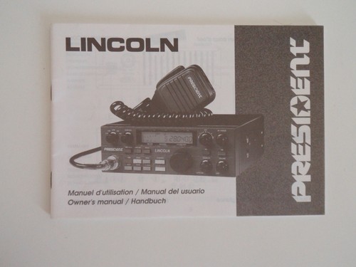 President lincoln radio - president, cb