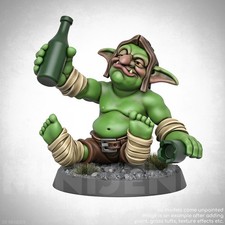 Beer goblin unpainted fantasy - beer,